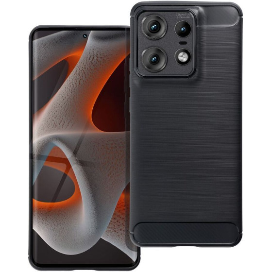 Carbon Case For Motorola Edge 50 Pro Black OEM