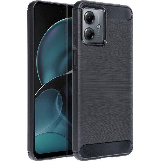 Carbon Case For Motorola G14 Black OEM
