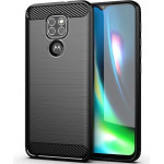 Carbon Case For Motorola Moto G9 Play / E7 Plus Black OEM