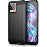 Carbon Case For Realme 8 Black OEM
