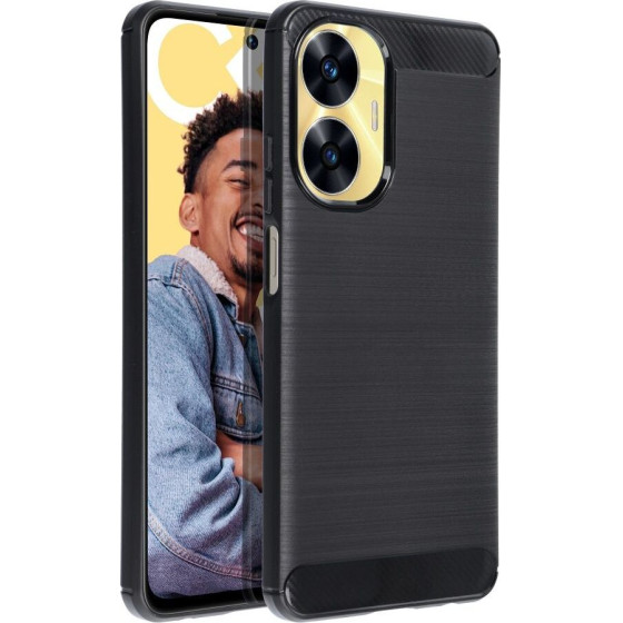 Carbon Case For Realme C55 Black OEM
