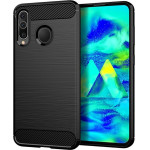 Carbon Case For Samsung A20S Black OEM