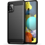 Carbon Case For Samsung A51 5G Black OEM
