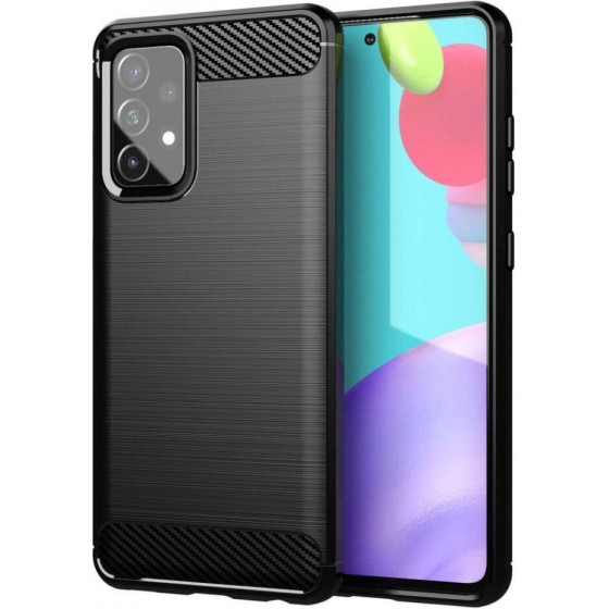 Carbon Case For Samsung A52 5G / A52 Lte ( 4G ) / A52S Black OEM