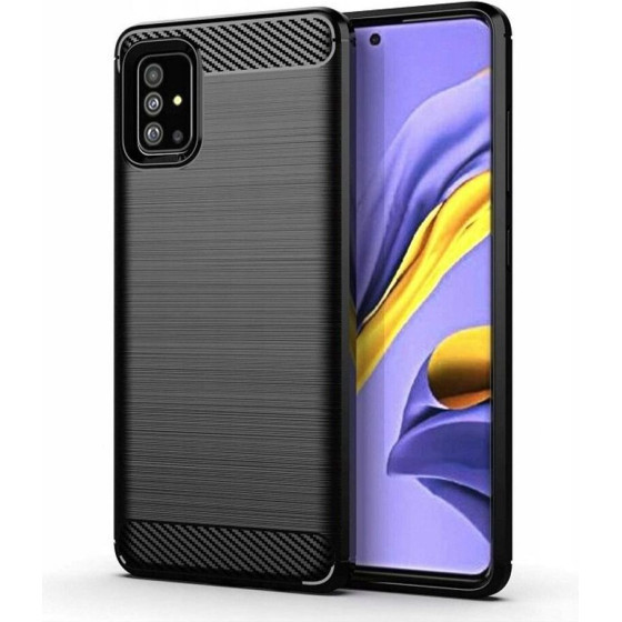 Carbon Case For Samsung A71 5G Black OEM