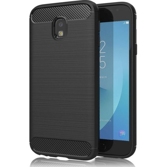Carbon Case For Samsung J3 2017 Black OEM
