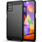 Carbon Case For Samsung M31s Black OEM