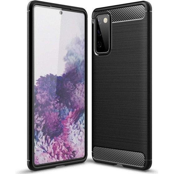 Carbon Case For Samsung S20 Fe / S20 Fe 5G Black OEM