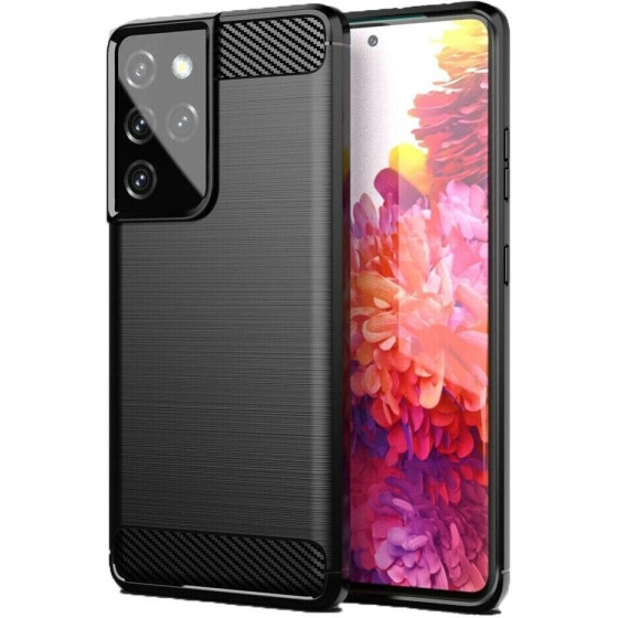Carbon Case For Samsung S21 Ultra Black OEM
