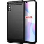 Carbon Case For Xiaomi Redmi 9A / 9AT Black OEM