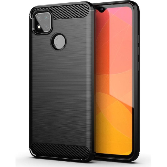 Carbon Case For Xiaomi Redmi 9C Black OEM