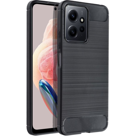 Carbon Case For Xiaomi Redmi Note 12 4G Black OEM