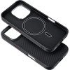 Carbon Elite Mag Cover Compatible With Magsafe For Iphone 14 Black OEM