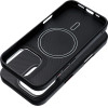 Carbon Elite Mag Cover Compatible With Magsafe For Iphone 15 Black OEM