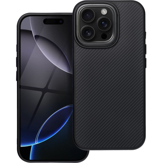 Carbon Elite Mag Cover Compatible With Magsafe For Iphone 16 Plus Black OEM