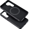 Carbon Elite Mag Cover Compatible With Magsafe For Samsung S25 Black OEM