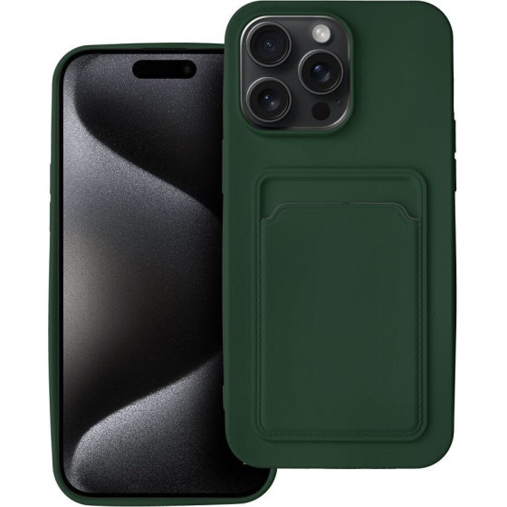 Card Case For Iphone 15 Pro Max Green OEM