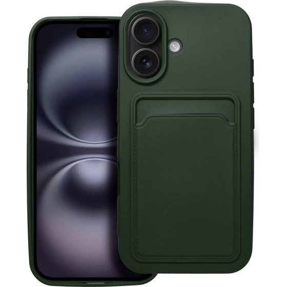 Card Case For Iphone 16 Green OEM