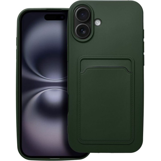 Card Case For Iphone 16 Plus Green OEM
