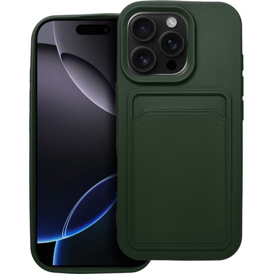 Card Case For Iphone 16 Pro Green OEM