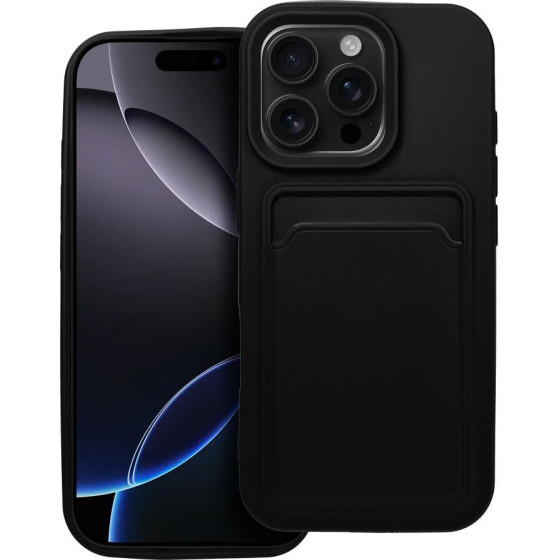 Card Case For Iphone 16 Pro Black OEM