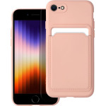 Card Case For Iphone 7 / 8 / Se 2020 / Se 2022 Pink OEM