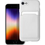 Card Case For Iphone 7 / 8 / Se 2020 / Se 2022 White OEM