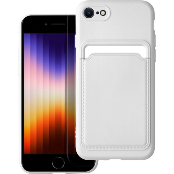 Card Case For Iphone 7 / 8 / Se 2020 / Se 2022 White OEM