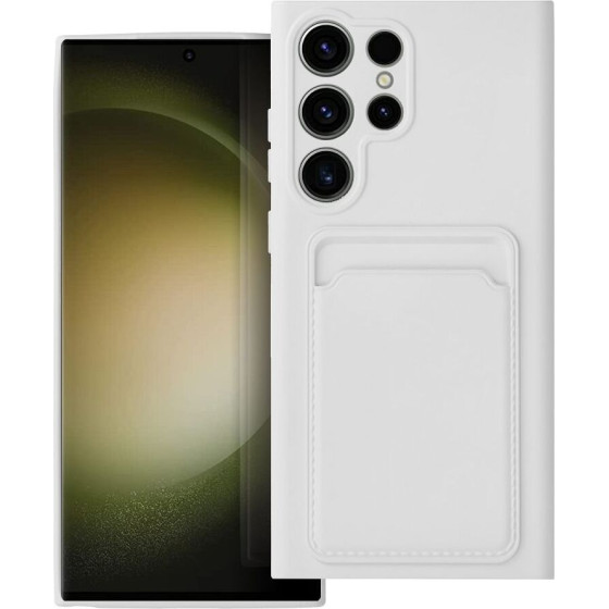 Card Case For Samsung S23 Ultra White OEM