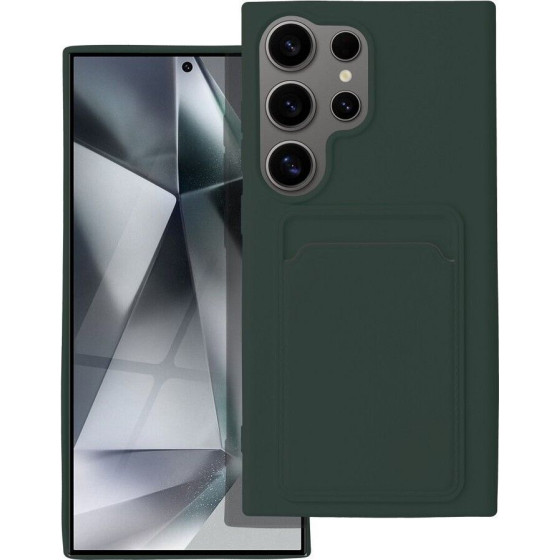 Card Case For Samsung S24 Ultra Green OEM