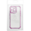 Case Antishock Electro For Samsung A15 Pink OEM