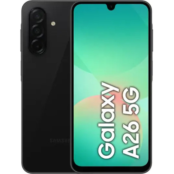 Samsung Galaxy A26 5G Smartphone 256GB Black - (SM-A266BZKCEUE)