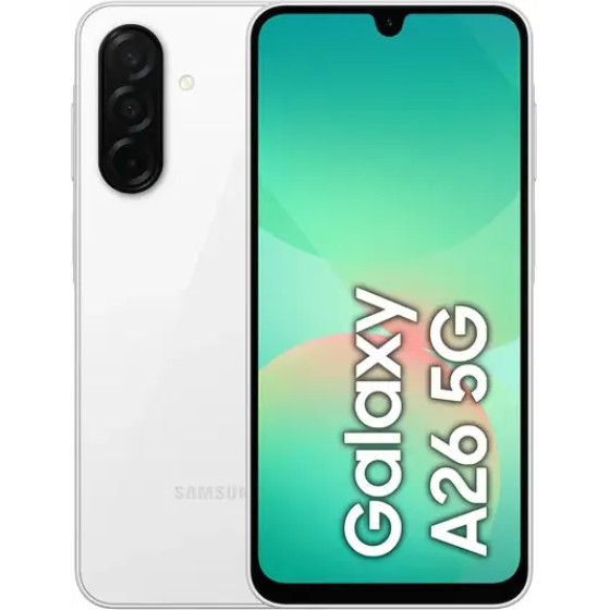 Samsung Galaxy A26 5G Smartphone 256GB White - (SM-A266BZWCEUE)