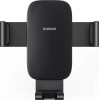 Baseus Metal Age 3 Car Phone Holder, Gravity, For Air Vent - Black - (C40467600111-01)