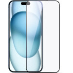 Joyroom 2.5D Anti-Blue Light + Dustproof Tempered Glass With Black Frame For Iphone 15 Plus/16 Plus - (JR-MLG0286)