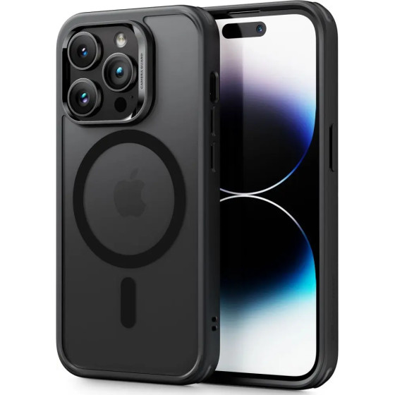 ESR Classic Hybrid Halolock Case With Magsafe For Iphone 14 Pro - Matte Black - (22553-0)