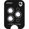 Joyroom Glass Screen Protector For Iphone 16 Pro/16 Pro Max Lenses - Black - (JR-MSF0303)