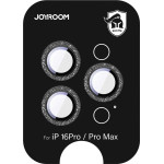 Joyroom Glass Screen Protector For Iphone 16 Pro/16 Pro Max Lenses - Black - (JR-MSF0303)