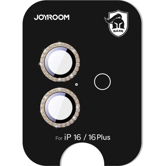 Joyroom Glass Screen Protector For Iphone 16 Pro/16 Pro Max Lenses - Brown - (JR-MSF0306)