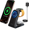 Joyroom Wireless Charger 3 In 1 Charging Station With Magsafe - Black - (JR-W15)