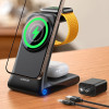 Joyroom Wireless Charger 3 In 1 Charging Station With Magsafe - Black - (JR-W15)