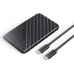 Orico 25PW1C-C3 2.5 HDD/Ssd USB-C 3.1 6Gb/s Disk Drive - Black - (ORICO-25PW1C-C3-BK-EP-HU)