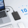 Orico 25PW1C-C3 2.5 HDD/Ssd USB-C 3.1 6Gb/s Disk Drive - Black - (ORICO-25PW1C-C3-BK-EP-HU)