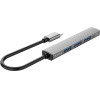 Orico AH-13 USB-C Hub Docking Station 1x USB-A 3.0 + 3x USB-A 2.0 - Gray - (ORICO-AH-13-GY-EP-HU)