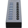 Orico BT2U3-10AB Hub 10x USB-A 3.0 With Switches - Gray - (ORICO-BT2U3-10AB-EU-GY-BP-HU)