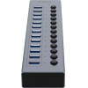 Orico BT2U3-13AB Hub 13x USB-A 3.0 With Switches - Gray - (ORICO-BT2U3-13AB-EU-GY-BP-HU)