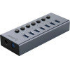 Orico BT2U3-7AB Hub 7x USB-A 3.0 With Switches - Gray - (ORICO-BT2U3-7AB-EU-GY-BP-HU)