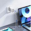 Orico Cdx 100W 5A Power Delivery USB-C - USB-C 1m Cable - White - (ORICO-CDX-100CC-WH-BP-HU)