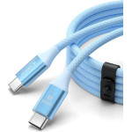 Orico Cdx 100W 5A Power Delivery USB-C - USB-C Cable 1m - Blue - (ORICO-CDX-100CC-BL-BP-HU)