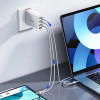 Orico Cdx 60W 3A Power Delivery USB-C - USB-C 1m Cable - White - (ORICO-CDX-60CC-WH-BP-HU)